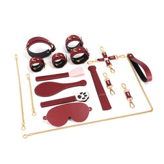 Bedbound 9-piece set of（COW Leather） SP tools adult toys S bound women M alternative sex toys